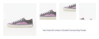 Vans Vault OG Lampin LX (Suede/ Canvas) Grey/ Purple 1