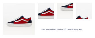 Vans Vault OG Old Skool LX Off The Wall Navy/ Red 1