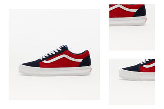 Vans Vault OG Old Skool LX Off The Wall Navy/ Red 3