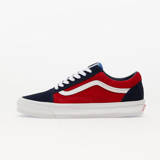 Vans Vault OG Old Skool LX Off The Wall Navy/ Red 2