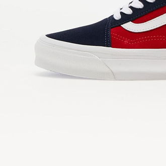 Vans Vault OG Old Skool LX Off The Wall Navy/ Red 8