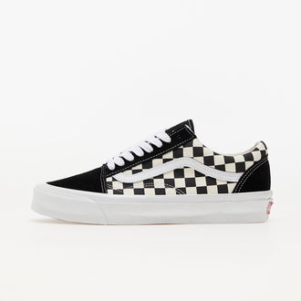 Vans Vault OG Old Skool LX (Suede/ Canvas) Black/ Classic White/ Checker Board 2