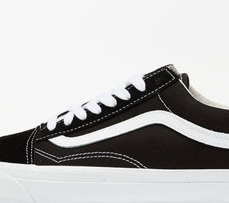 Vans Vault OG Old Skool LX (Suede/ Canvas) Black/ Trwht 5