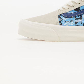 Vans Vault OG Old Skool LX (SUEDE/CANVAS) Cream White/ Light Blue 8