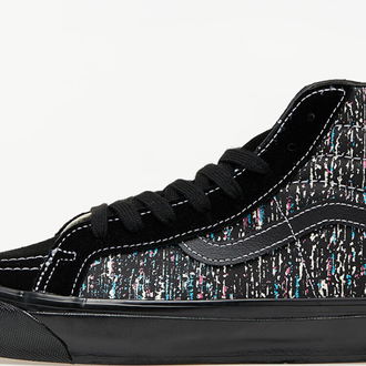 Vans Vault OG Sk8-Hi LX (OG Static Print) Black/ Black 5