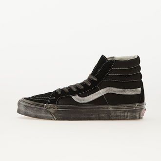 Vans Vault OG SK8-Hi LX Stressed Black/ White 2