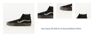 Vans Vault OG SK8-Hi LX Stressed Black/ White 1