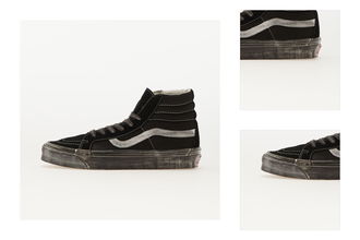 Vans Vault OG SK8-Hi LX Stressed Black/ White 3