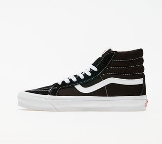 Vans Vault OG SK8-Hi LX (Suede/ Canvas) Black/ Trwht 2