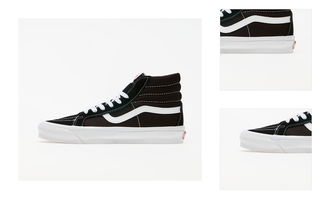 Vans Vault OG SK8-Hi LX (Suede/ Canvas) Black/ Trwht 3