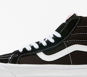 Vans Vault OG SK8-Hi LX (Suede/ Canvas) Black/ Trwht 5