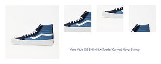 Vans Vault OG SK8-Hi LX (Suede/ Canvas) Navy/ Stvnvy 1