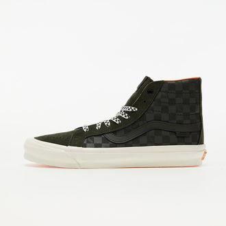 Vans Vault OG Sk8-Hi LX (Yoshida & Co Porter) Green/ Orange 2