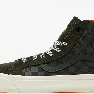 Vans Vault OG Sk8-Hi LX (Yoshida & Co Porter) Green/ Orange 5