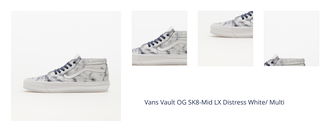 Vans Vault OG SK8-Mid LX Distress White/ Multi 1