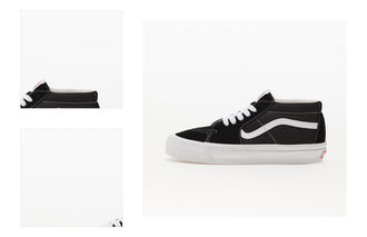 Vans Vault OG SK8-Mid LX Suede/ Canvas Black/ White 4