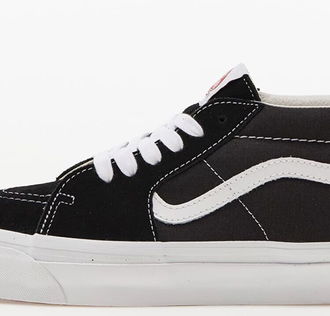 Vans Vault OG SK8-Mid LX Suede/ Canvas Black/ White 5