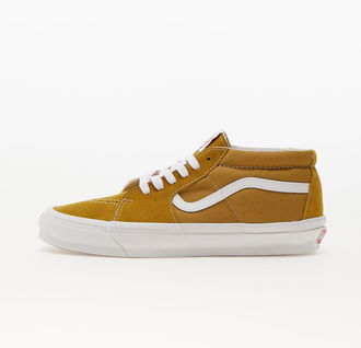 Vans Vault OG SK8-Mid LX Suede/ Canvas Tobacco/ White 2