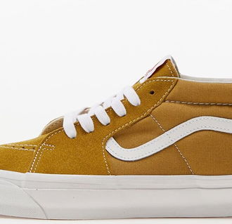 Vans Vault OG SK8-Mid LX Suede/ Canvas Tobacco/ White 5