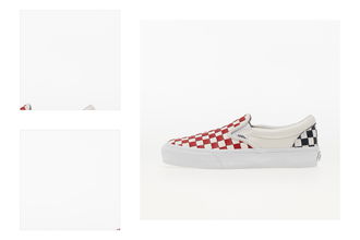 Vans Vault OG Slip-On LX (Leather Woven) White/ Red 4