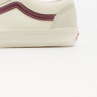 Vans Vault OG Style 36 LX (Suede/ Canvas) Classic White/ Pomegranate 9