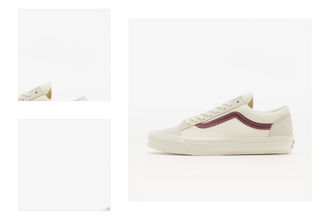 Vans Vault OG Style 36 LX (Suede/ Canvas) Classic White/ Pomegranate 4