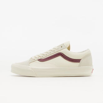 Vans Vault OG Style 36 LX (Suede/ Canvas) Classic White/ Pomegranate 2