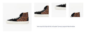 Vans Vault OG Style 38 NS LX (Suede/ Canvas) Leopard/ Marshmallow 1