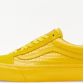 Vans Vault Old Skool LX (Croc Skin) Lemon Chrome 5