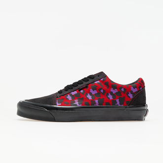 Vans Vault Old Skool NS OG LX (Stray Rats) Raven/ Racing Red