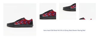 Vans Vault Old Skool NS OG LX (Stray Rats) Raven/ Racing Red 1