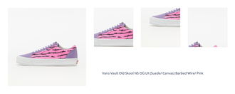 Vans Vault Old Skool NS OG LX (Suede/ Canvas) Barbed Wire/ Pink 1