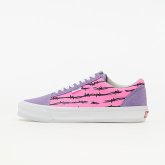 Vans Vault Old Skool NS OG LX (Suede/ Canvas) Barbed Wire/ Pink