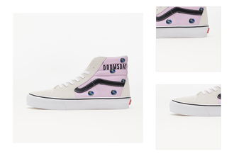 Vans Vault SK8-Hi LX (Cali Thornhill Dewitt) White/ Pink 3