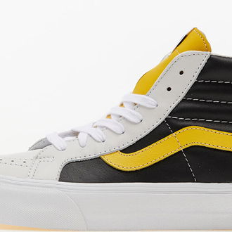 Vans Vault Sk8-Hi Reissue (Leather) White/ Black/ Freesia 5