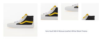 Vans Vault Sk8-Hi Reissue (Leather) White/ Black/ Freesia 1