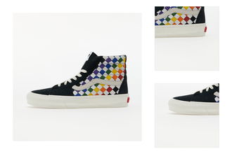 Vans Vault SK8-Hi VLT LX (Pride) Woven Leather/ Rainbow/ Marshmallo 3