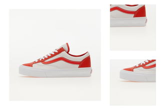 Vans Vault Style 36 LX (Leather) Orange/ True White 3