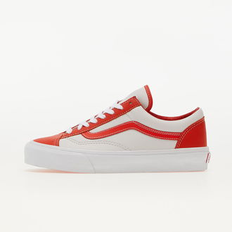 Vans Vault Style 36 LX (Leather) Orange/ True White 2