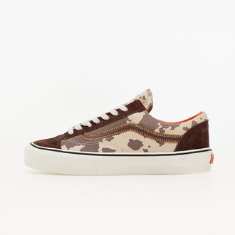 Vans Vault Style 36 LX (Savanna Spirit) Light Brown/ Dark Brown/ White 2