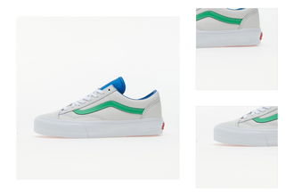 Vans Vault Style 36 VLT LX (Leather) True White/ Island green 3