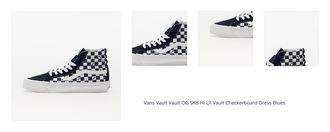 Vans Vault Vault OG SK8-Hi LX Vault Checkerboard Dress Blues 1