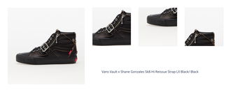 Vans Vault x Shane Gonzales Sk8-Hi Reissue Strap LX Black/ Black 1