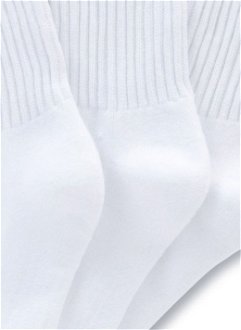 Vans WM Classic Crew Wmns Socks 3-Pack White - Dámske - Ponožky Vans - Biele - VN0A49ZFY641 - Veľkosť: 36.5 5