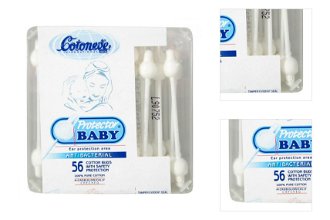 Vatové tyčinky Baby Protector 56ks 3
