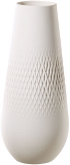 Váza Carré, vysoká, kolekcia Manufacture Collier blanc - Villeroy & Boch