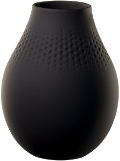 Váza Perle, vysoká, kolekcia Manufacture Collier noir - Villeroy & Boch