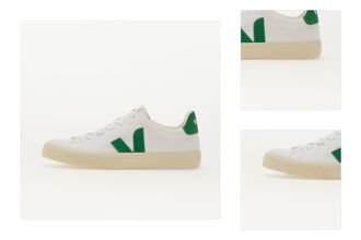 Veja Campo Canvas W White/ Emeraude 3