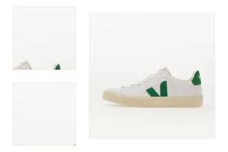 Veja Campo Canvas W White/ Emeraude 4