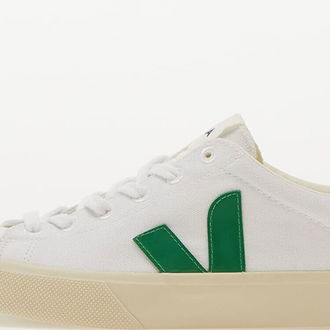 Veja Campo Canvas W White/ Emeraude 5